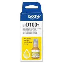 Brother BTD100Y Orijinal Ultra Yüksek Verimli Sarı Mürekkep - Brother