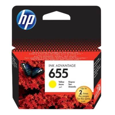HP Sarı Orjinal Kartuş 655-cz112ae - 1