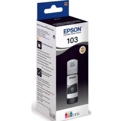 Epson 103-C13T00S14A Siyah Orijinal Mürekkep - 1