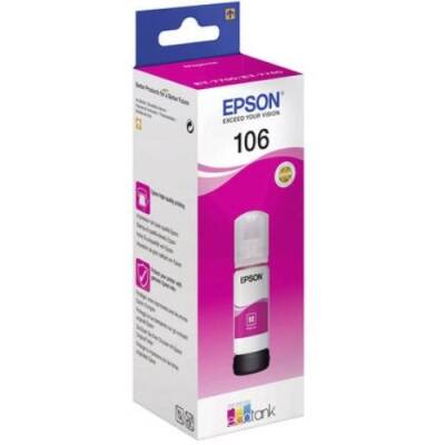 Epson 106-C13T00R340 Kırmızı Orijinal Mürekkep - 1
