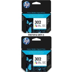 Hp 302-F6U65AE 2li Renkli Orijinal Kartuş - Hp