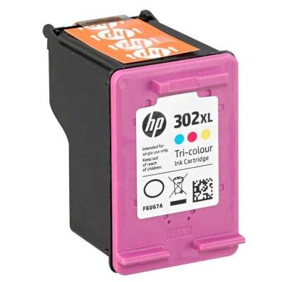 Hp 302XL-F6U67AE Renkli Orijinal Kartuş Yüksek Kapasiteli - 2