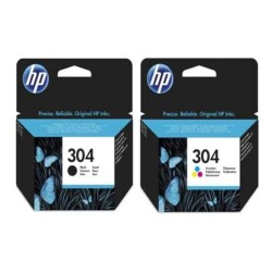 HP 304 N9k06ae 4 Renk Siyah Ve Renkli Mürekkep Orijinal Kartuş Seti - 2