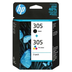 Hp 305-6ZD17AE Siyah ve Renkli Orijinal Mürekkep Multipack Kartuş Seti - Hp