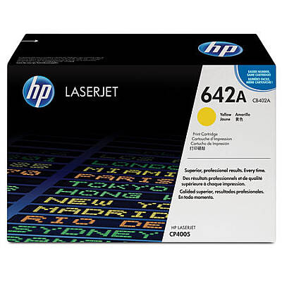 HP 642A CB402A Sarı Orijinal Toner - 1