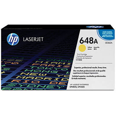 HP 648A CE262A Sarı Orijinal Toner - 1