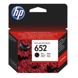 Hp 652 BK - F6V25AE Siyah Orijinal Kartuş - Hp
