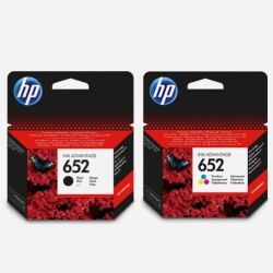 Hp 652 Siyah ve Renkli 2'li Orijinal Kartuş Seti - Hp