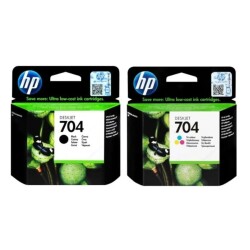 HP 704 Deskjet CN692A-CN693A İkili Orijinal Kartuş Seti - Hp
