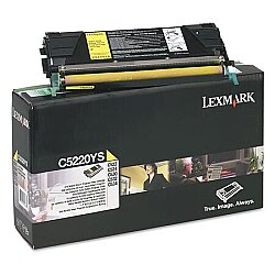Lexmark C522 C5220YS Sarı Orijinal Toner - Lexmark