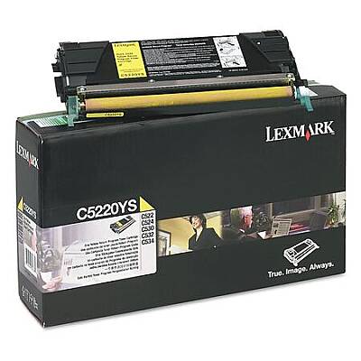 Lexmark C522 C5220YS Sarı Orijinal Toner - 1