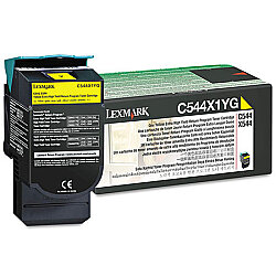 Lexmark C544 C544X1YG Sarı Ekstra Yüksek Kapasiteli Orijinal Toner - Lexmark