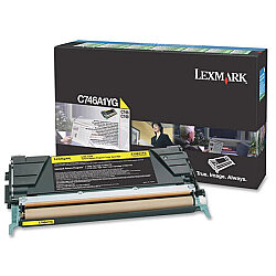 Lexmark C746 C746A1YG Sarı Orijinal Toner - Lexmark