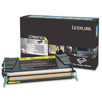 Lexmark C746 C746A1YG Sarı Orijinal Toner - 1