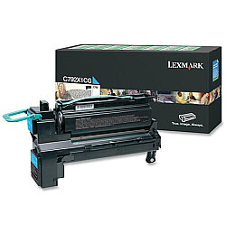 Lexmark C792 C792X1CG Mavi Yüksek Kapasiteli Orijinal Toner - Lexmark
