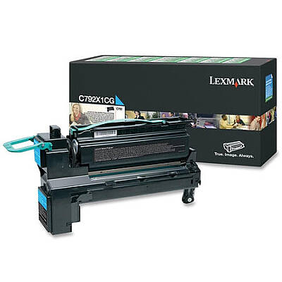 Lexmark C792 C792X1CG Mavi Yüksek Kapasiteli Orijinal Toner - 1