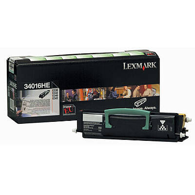 Lexmark E330 34016HE Siyah Yüksek Kapasiteli Orijinal Toner - 1