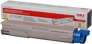OKI 43459333 Sarı Orjinal Toner - C3300 / C3400 - 1