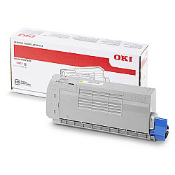 OKI C710 44318621 Sarı Orijinal Toner - OKI